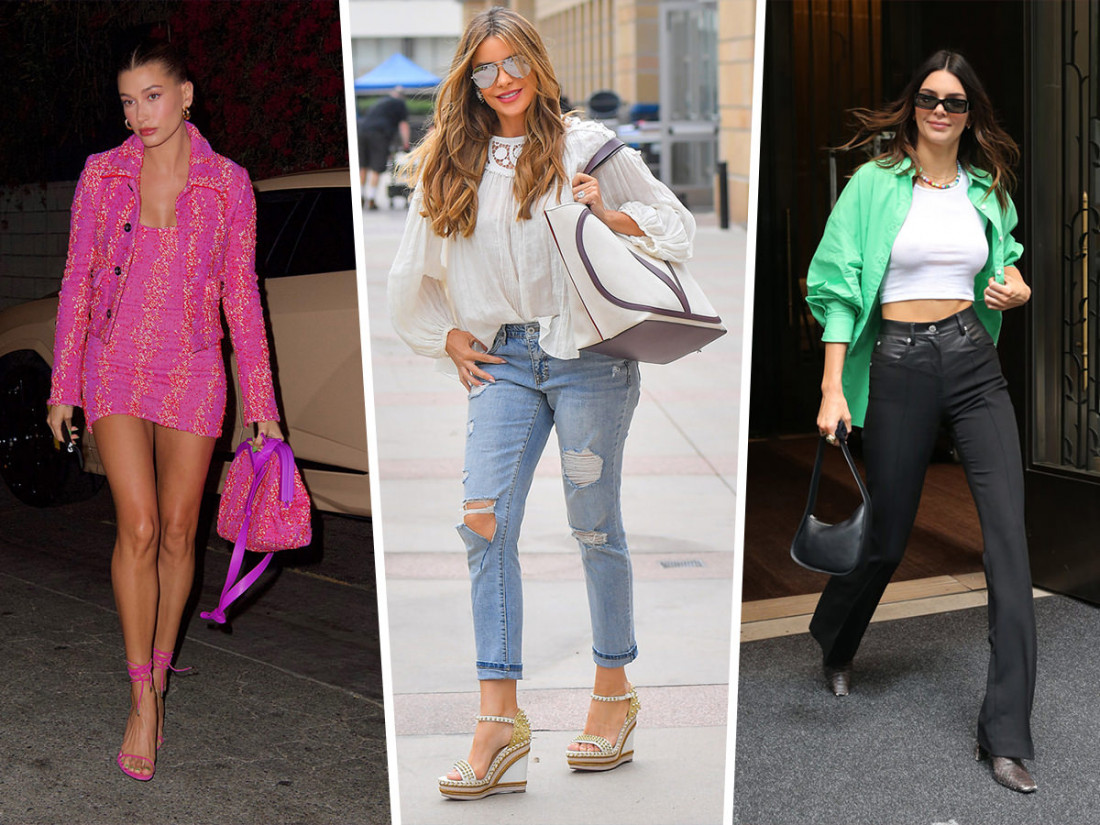 Celebs Show Off a Mix of New and Old Bags From Bottega Veneta, Celine and More