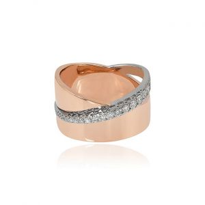 Infinity Diamond Wedding Band