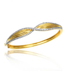 Infinity Diamond Bangle