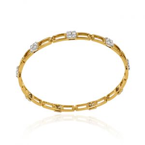 Radiant Diamond Bangle