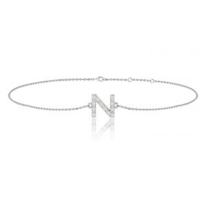 Classic N Alphabet Bracelet