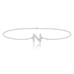 Classic N Alphabet Bracelet