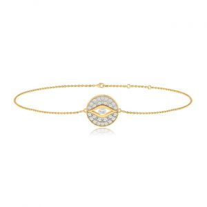 Halo Evil Eye Bracelet