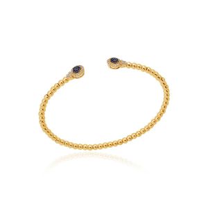 Bublina Diamond & Sapphire Blue Bangle