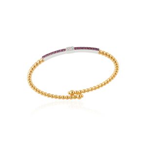 Bublina Bangle With Diamond & Ruby