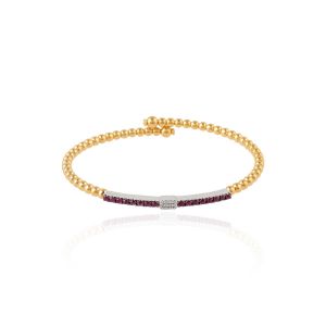 Bublina Bangle With Diamond & Ruby