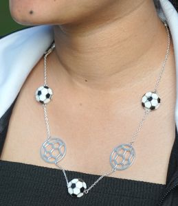 Football Pendant Necklace Chain Soccer Ball Necklace Jewelry