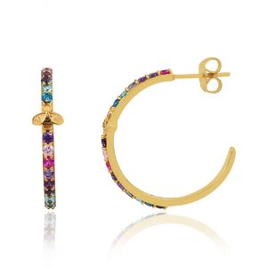 Colour Of Joy Honey Bee hoops Inspired a joyful & Youthful Woman