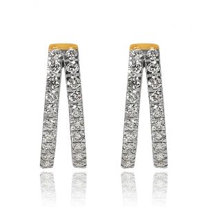 Sparkle Diamond Hoop