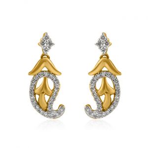 Brimming Diamond Earring