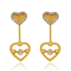 Texture Love Diamond Earring