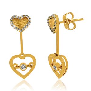 Texture Love Diamond Earring