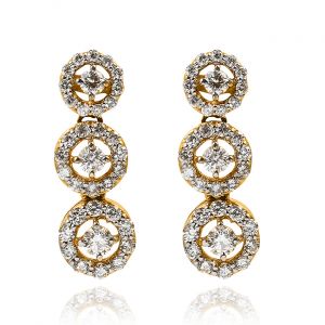 Roundly Diamond Earring