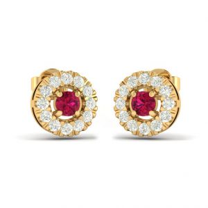 Pretty Princess Halo Stud Earrings