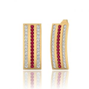 Bardot Three Row Earrings