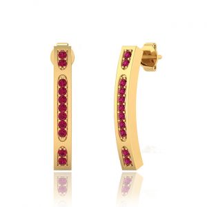 Curved Bar Earrings