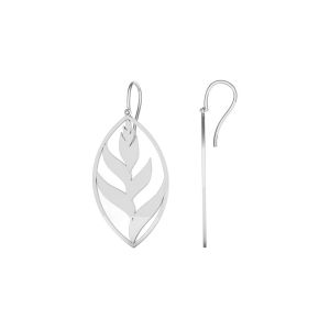 925 Sterling Silver Leaf Dangle