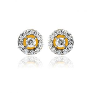 Matted Diamond Stud