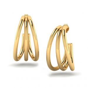 Trio C' Hoop Earrings