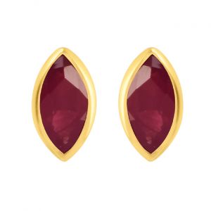 Pettish Gem Stone Stud