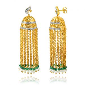 Glance Diamond & Gem Stone Jhumki