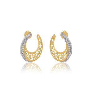 925 Sterling Silver Handmade Chand Stud