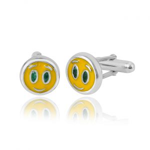 Emoji Smiley Face Cufflinks