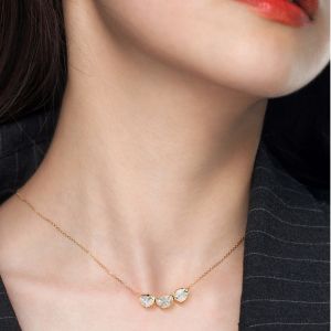 Galaxy Necklace 18Kt Yellow gold diamond Polki Necklaces