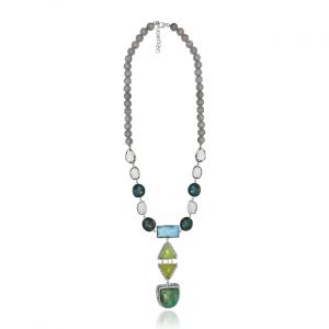 Multi Gem Stone Necklace