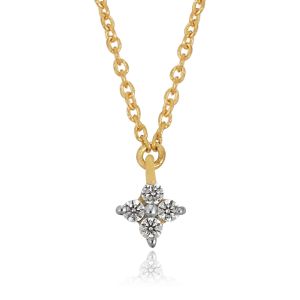 18kt Gold Natural Diamonds & Gem Stone Sheer Necklace