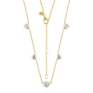 18kt Yellow Gold Necklace - Ripple in The Ocean