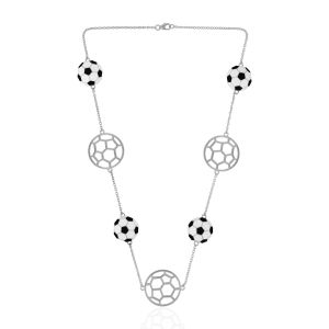 Football Pendant Necklace Chain Soccer Ball Necklace Jewelry