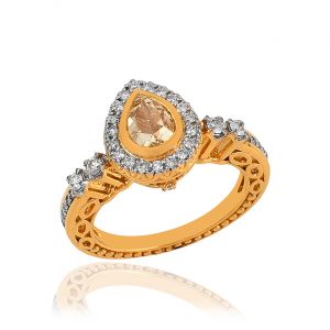 Fiery Diamond Ring