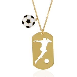 Football Soccer Sports Necklace Pendant 925 Sterling Silver Jewelry