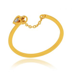 Heart Chain Ring