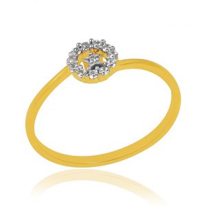 Round Star Diamond Ring