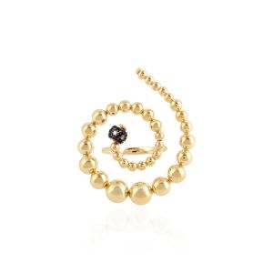 Bublina Ring Classic Diamond & Blue Sapphire					