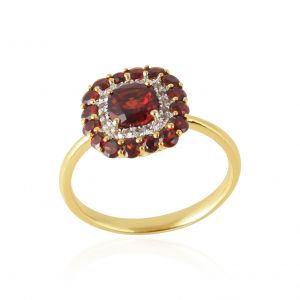Yellow Gold Fashion Cocktail Ring