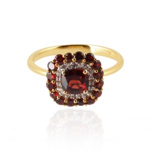 Yellow Gold Fashion Cocktail Ring