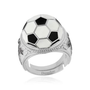 Football Ring Soccer Craft Charms for Enamel 