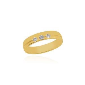 Scalloped Diamond Band