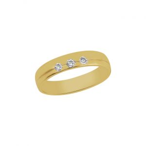 Scalloped Diamond Band