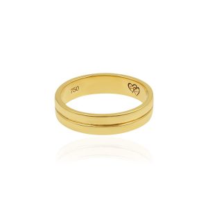 Men's Heart Wedding Band