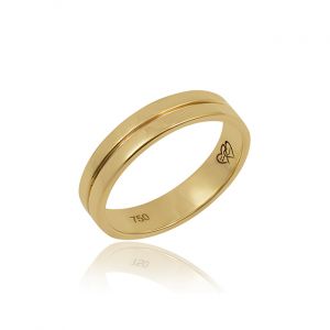 Men's Heart Wedding Band