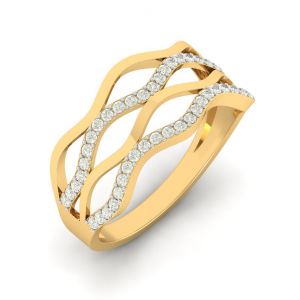 Alluring Ripple Ring