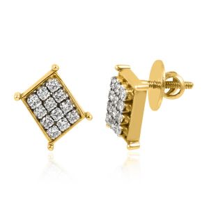 Creamy Diamond Earring