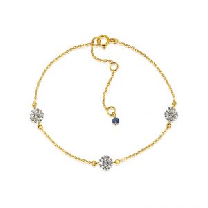 Sophisticated Diamond Chain Bracelet