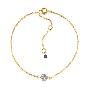 Luster Diamond & Gem Stone Bracelet