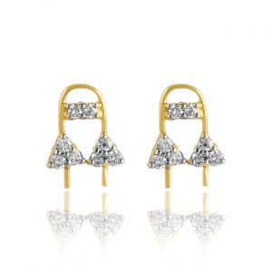 Diamond Wedding Earring