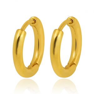 Classic Traditional Gold Hoop Earrings
